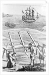 Early Cannons Defending Coast by Anonymous