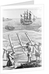 Early Cannons Defending Coast by Anonymous