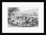 View of Early and Simple Dwelling Area on Manhattan Island by Anonymous