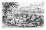 View of Early and Simple Dwelling Area on Manhattan Island by Anonymous