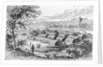 View of Early and Simple Dwelling Area on Manhattan Island by Anonymous