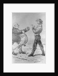 Woodcut Depicting Uncle Sam and Brother Jonathan by Anonymous