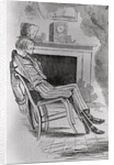 Illustration of Brother Jonathan Sitting in Chair by Anonymous