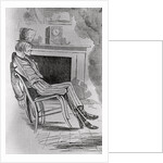 Illustration of Brother Jonathan Sitting in Chair by Anonymous