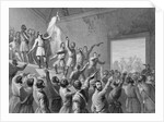John Charles Fremont Raising Flag by Anonymous