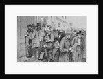 Illustration of the Closing of New York Banks, 1857 by Anonymous