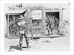 Gun Fight in Mining Town by Anonymous