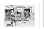 Gun Fight in Mining Town by Anonymous