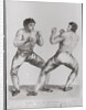 Print of Richard Humphreys and Daniel Mendoza Boxing by Anonymous