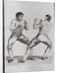 Print of Richard Humphreys and Daniel Mendoza Boxing by Anonymous