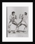 Print of Richard Humphreys and Daniel Mendoza Boxing by Anonymous