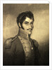 Detail from Portrait of Simon Bolivar by M.N. Bate