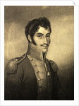 Detail from Portrait of Simon Bolivar by M.N. Bate