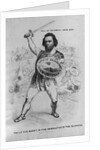 Portrait of Stephen Douglas as Gladiator by Anonymous