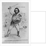 Portrait of Stephen Douglas as Gladiator by Anonymous
