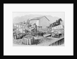 Illustration of Threshing Machinery by Anonymous