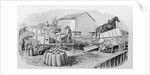 Illustration of Threshing Machinery by Anonymous