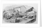 Illustration of Threshing Machinery by Anonymous