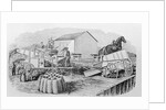 Illustration of Threshing Machinery by Anonymous