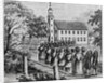 Illustration of a Procession Entering a Church by Anonymous