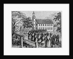 Illustration of a Procession Entering a Church by Anonymous