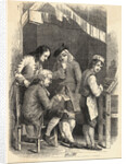 Illustration of Benjamin Franklin as a Young Printer by Anonymous