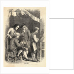 Illustration of Benjamin Franklin as a Young Printer by Anonymous
