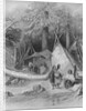 Indian Settlement in The Wilderness by Anonymous