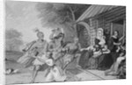 Indians Attacking Pioneer Block House by Anonymous