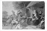 Indians Attacking Pioneer Block House by Anonymous