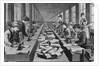 Seamstress Assembly Line in Factory by Anonymous