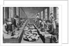 Seamstress Assembly Line in Factory by Anonymous