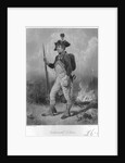 Engraving of a U.S. Continental Soldier by John C. McRae