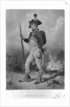 Engraving of a U.S. Continental Soldier by John C. McRae