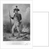 Engraving of a U.S. Continental Soldier by John C. McRae