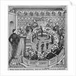 King Arthur with His Knight by Anonymous