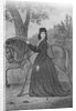 Emma Edmonds Standing with Horse by Anonymous
