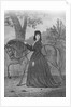 Emma Edmonds Standing with Horse by Anonymous
