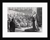 Demosthenes Delivering His Oration Against Philip of Macedonia by Anonymous