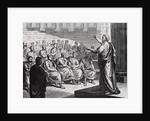 Demosthenes Delivering His Oration Against Philip of Macedonia by Anonymous