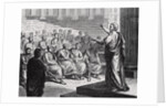 Demosthenes Delivering His Oration Against Philip of Macedonia by Anonymous