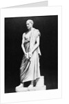 Marble Bust of Greek Orator Demosthenes by Anonymous