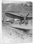 Louis Bleriot Landing His Monoplane by Anonymous