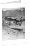 Louis Bleriot Landing His Monoplane by Anonymous