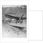 Louis Bleriot Landing His Monoplane by Anonymous