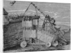 Illustration of Device Throwing Fire Bombs by Anonymous