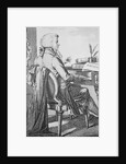 Wolfgang Amadeus Mozart Composing on Clavichord by Anonymous