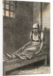 View of Norris in His Cell Engraving by Anonymous