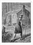 Book Illustration of Johnny Appleseed Warning Pioneers of Approaching Indians by Anonymous