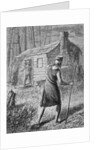Book Illustration of Johnny Appleseed Warning Pioneers of Approaching Indians by Anonymous
